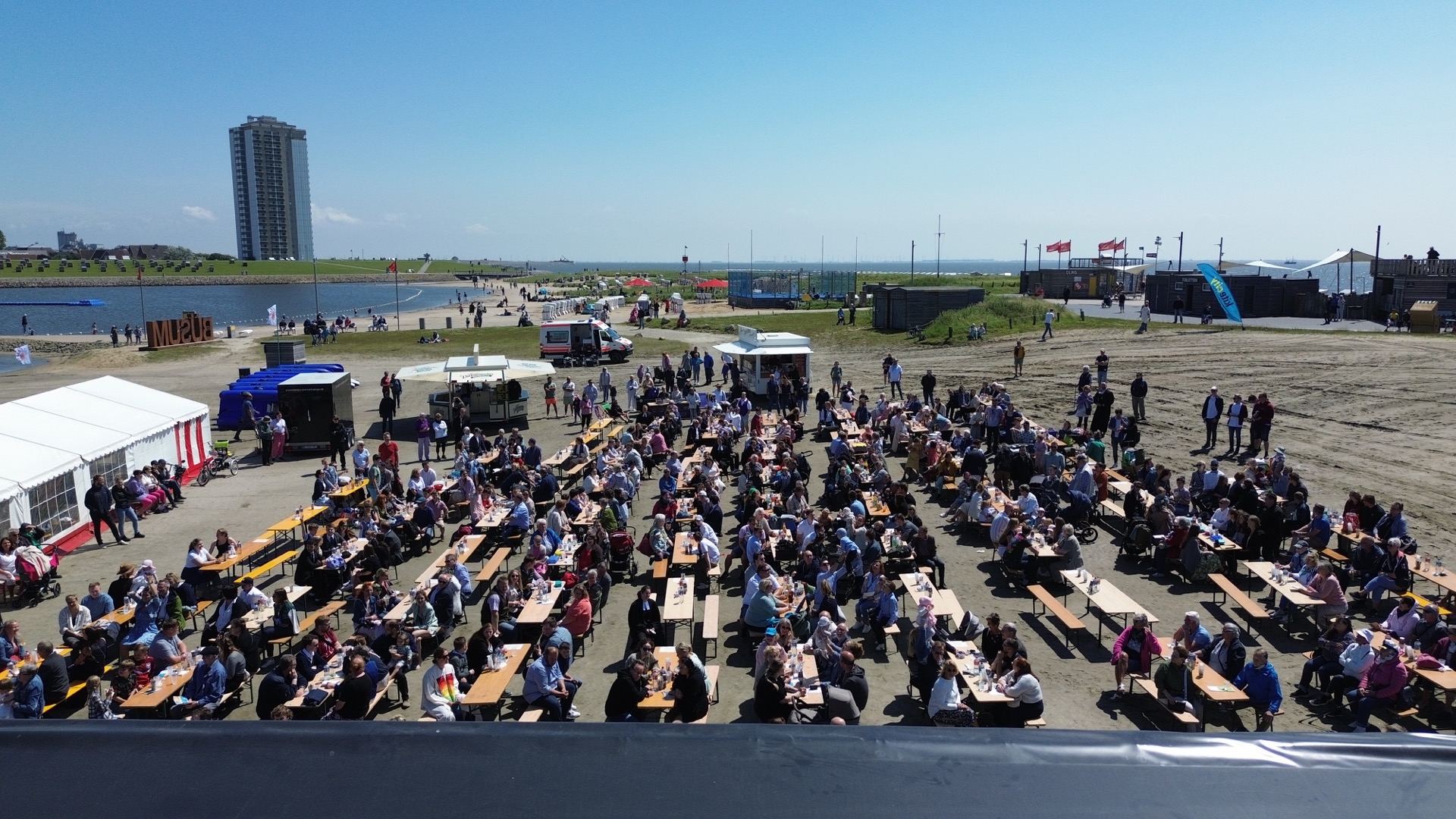 Tauffest aus der Luft